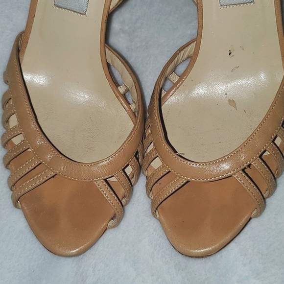 Jimmy Choo Peep Toe Sandals Size 39 - Picture 12 of 14